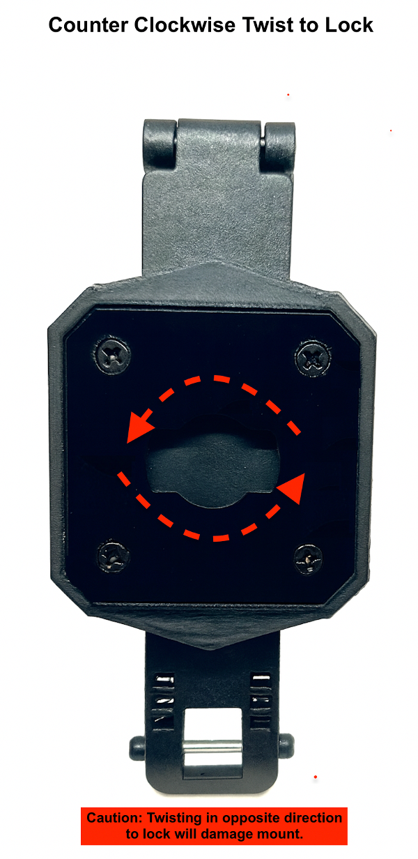 Sandbox Tactical Single Molle Cam Mount designed for Axon Taser body cam 2,3,4